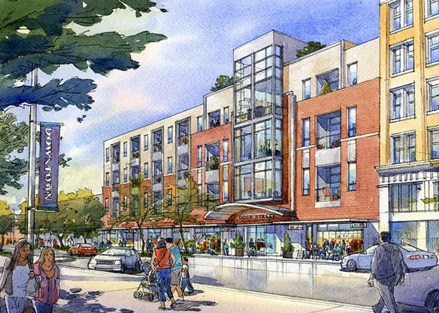 Restoring the heart of Bellingham with innovative architectural design by RMC Architects.