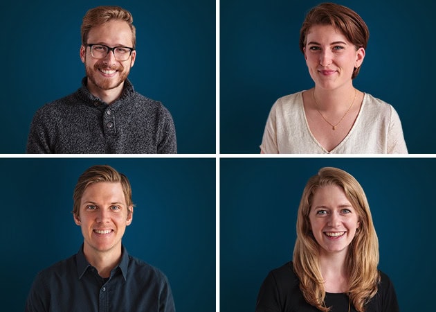 Portraits of diverse team members at RMC Architects for introductions.