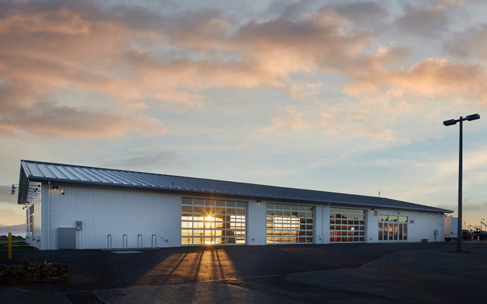 Fisherman's Pavilion architectural design by RMC Architects, showcasing modern waterfront structure.