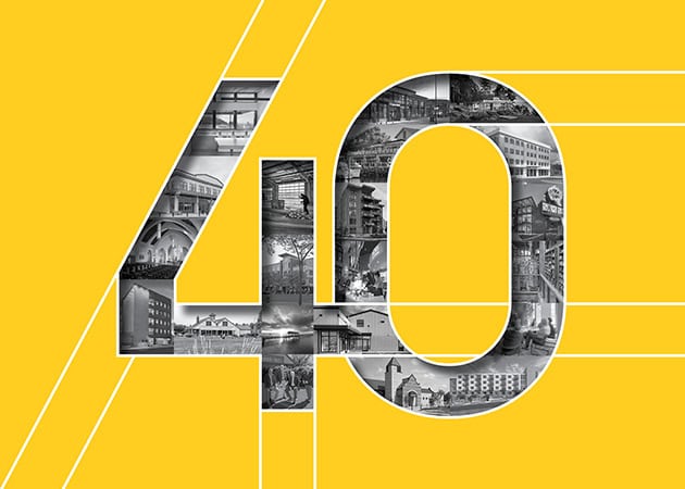 Celebrating 40 years of innovative architecture by RMC Architects.