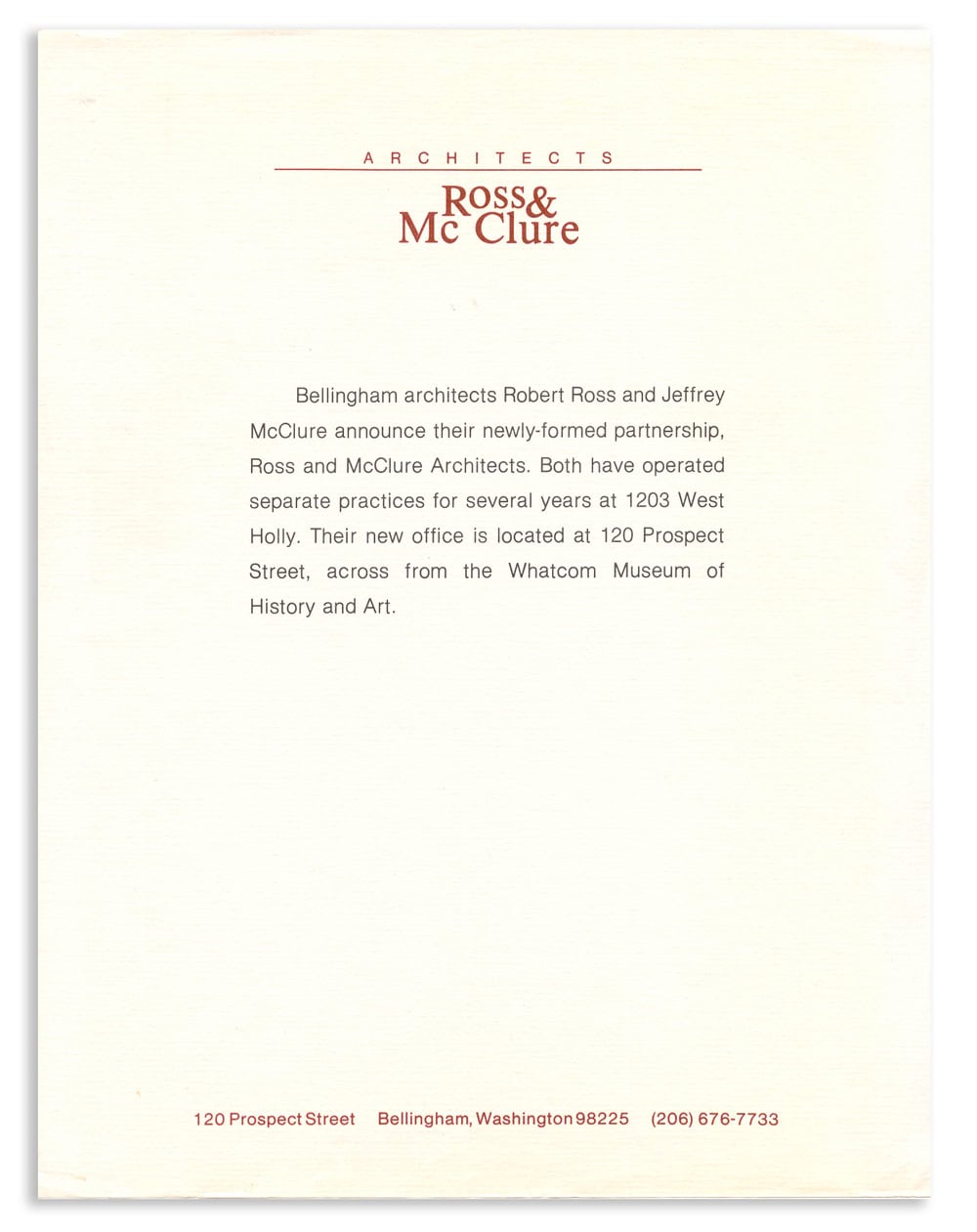 RMC Architects celebrating 40 years with historic practice.